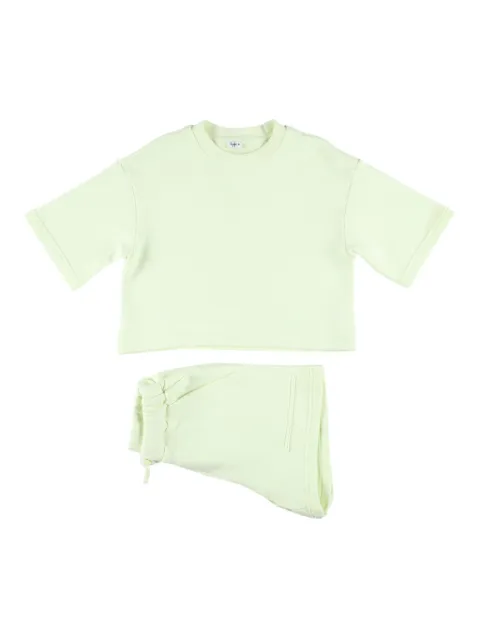 Il Gufo fleece shorts set 
