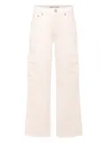 Levi's Kids logo-patch cargo jeans - White