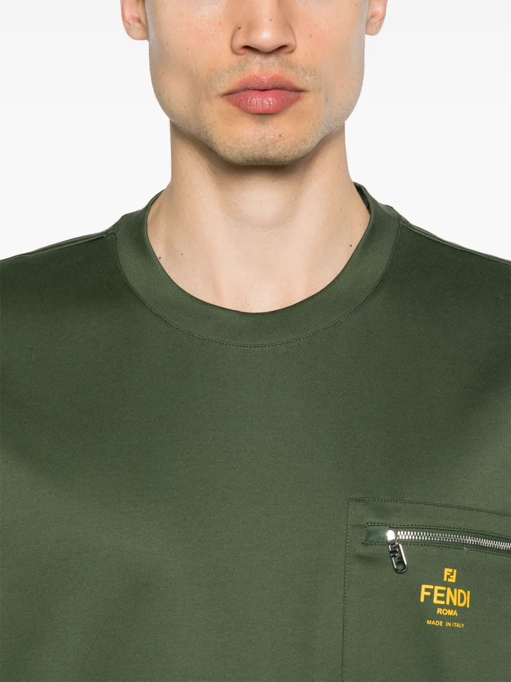 FENDI Air Force T-shirt Groen