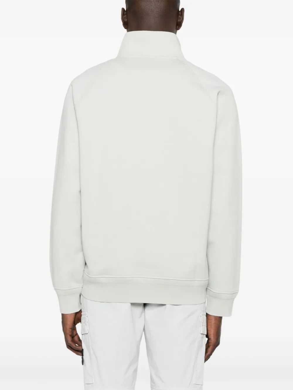 C.P. Company logo-embroidered sweatshirt Grijs
