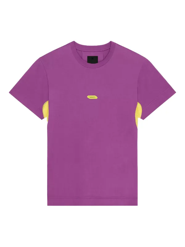 Tシャツ・カットソー GIVENCHY Men T-shirt Pink BM716B3YMG 657 GIVENCHY t-shirt in cotton with rhinestones in - pink