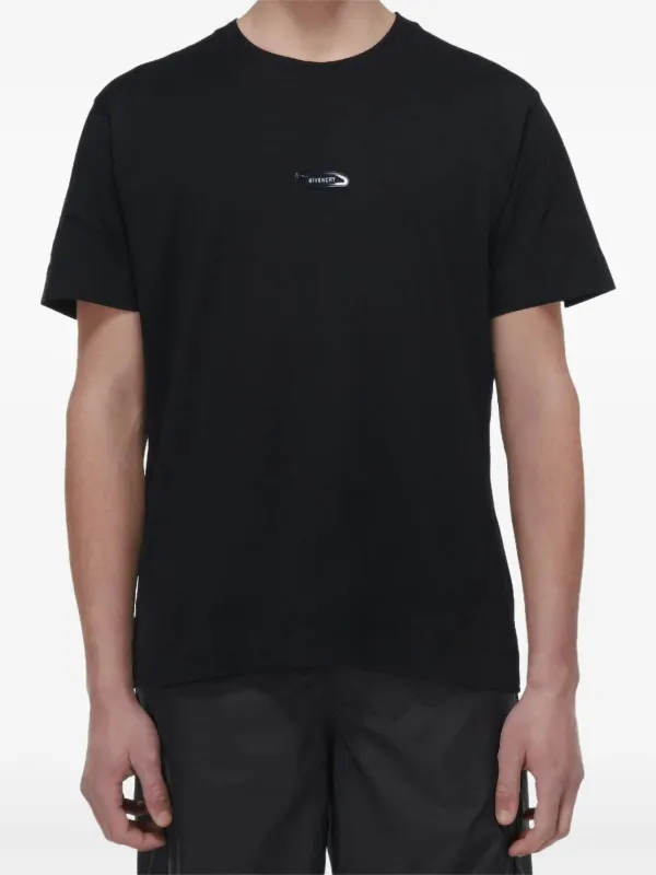 Givenchy logo-plaque T-shirt | Black | FARFETCH