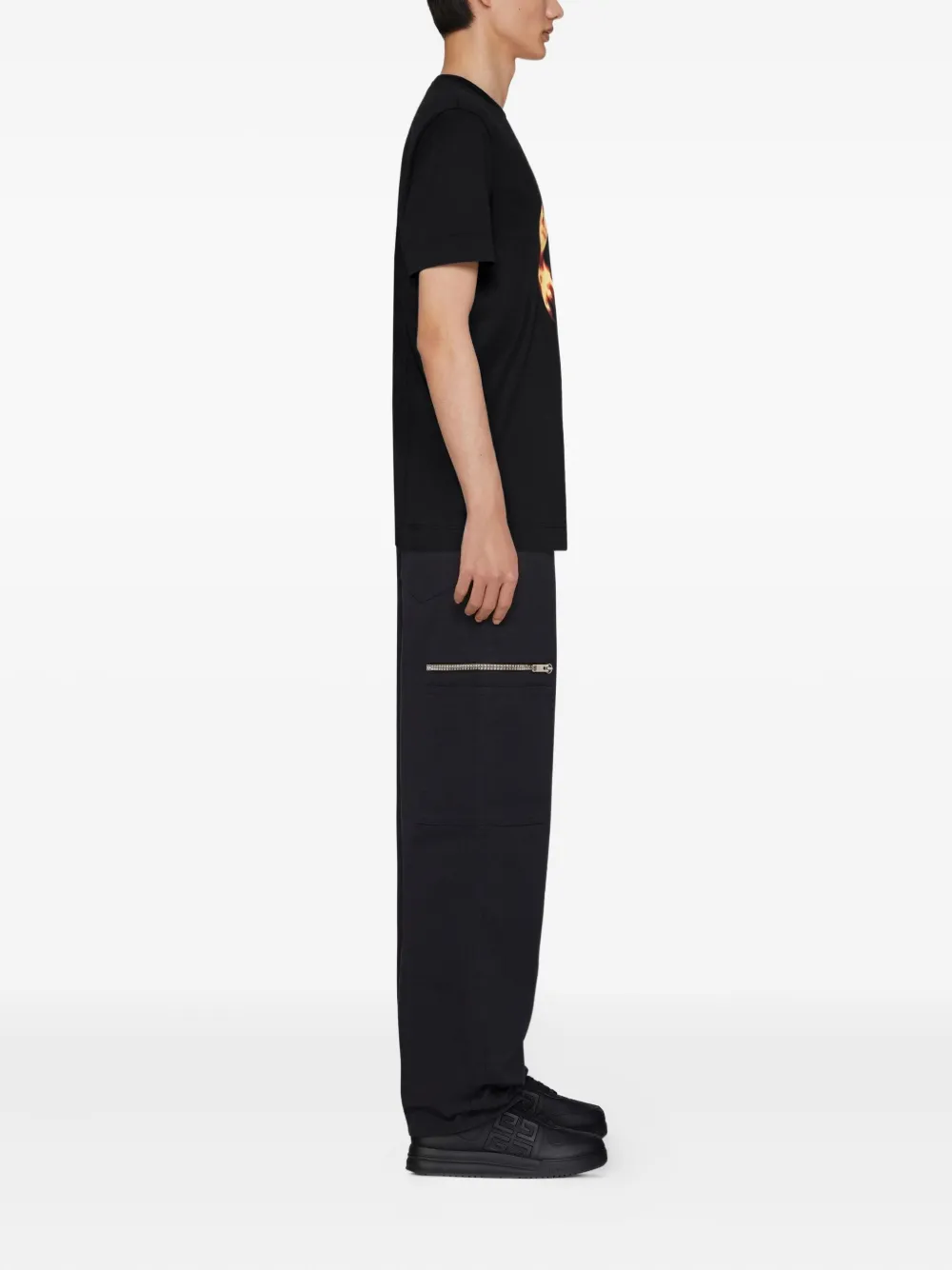 Givenchy Graphic-print T-shirt In Black