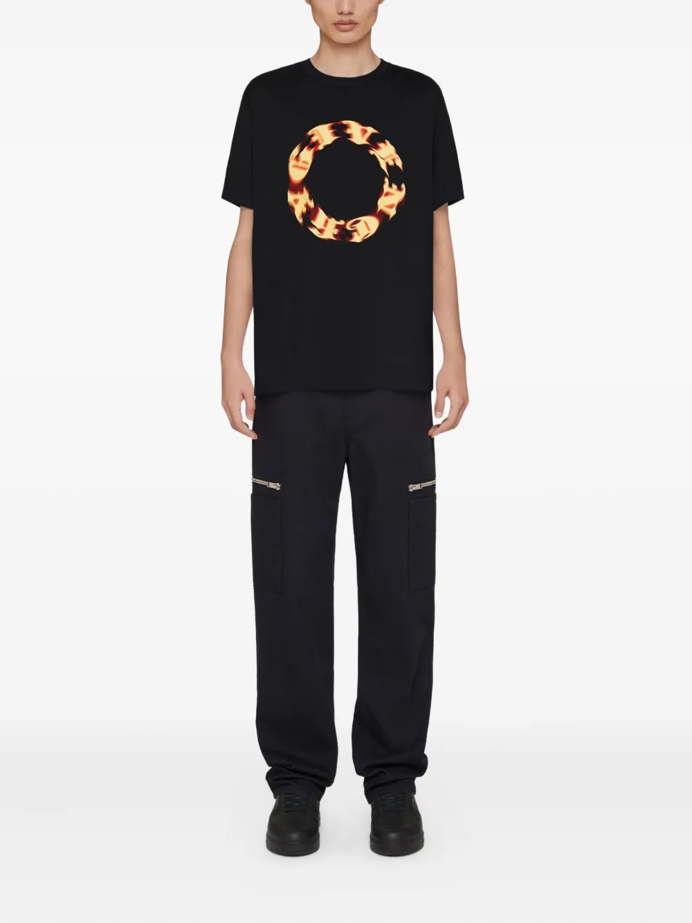 Givenchy Graphic-print T-shirt In Black