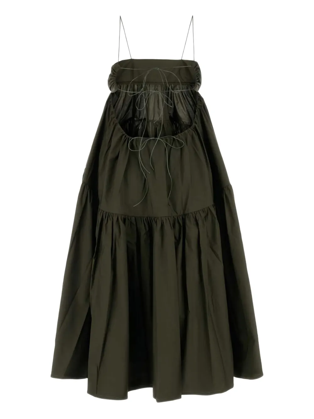 Cecilie Bahnsen cotton midi dress - Groen