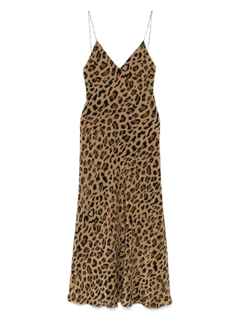Blazé Milano vestido midi con estampado de leopardo