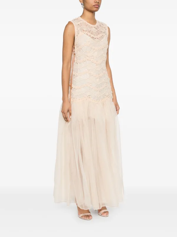 ZIMMERMANN Illuminate Maxi Dress | Neutrals | FARFETCH