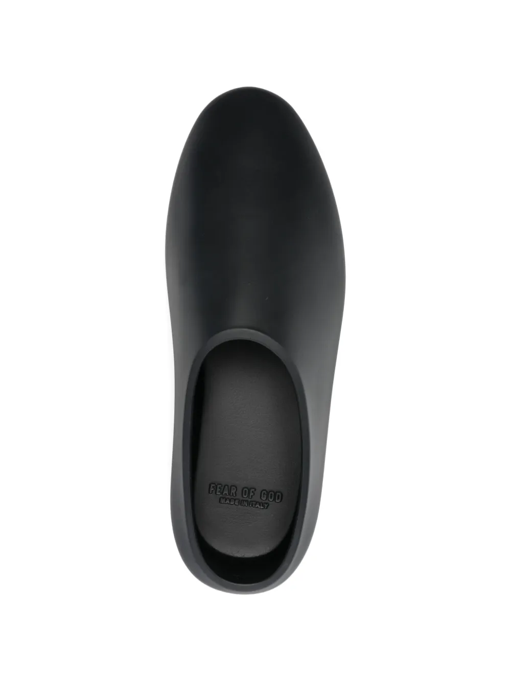 Fear Of God Slippers met logopatch Zwart