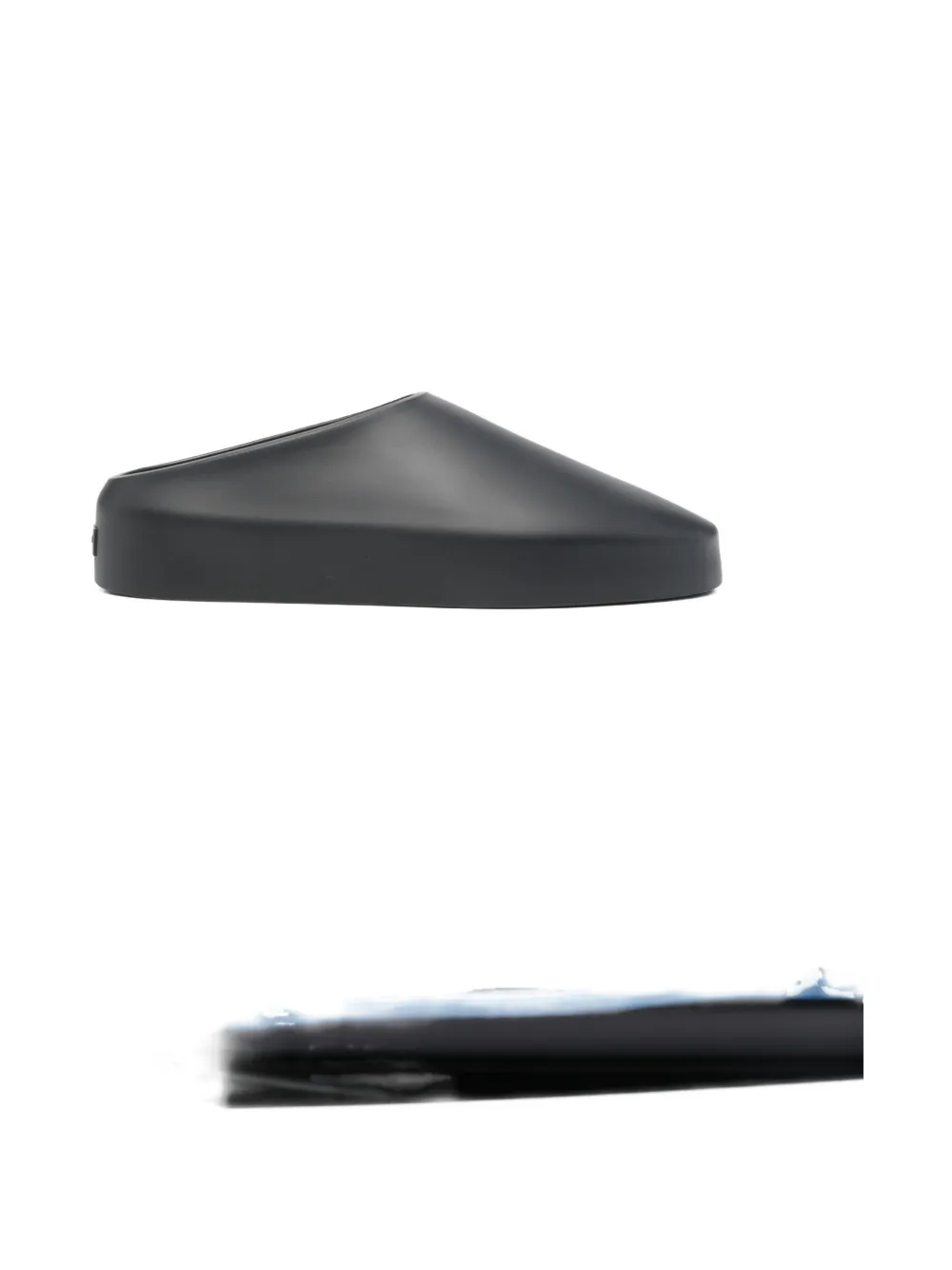 Fear Of God logo-patch slippers - Nero