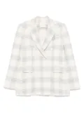 Circolo 1901 checked blazer - Neutrals