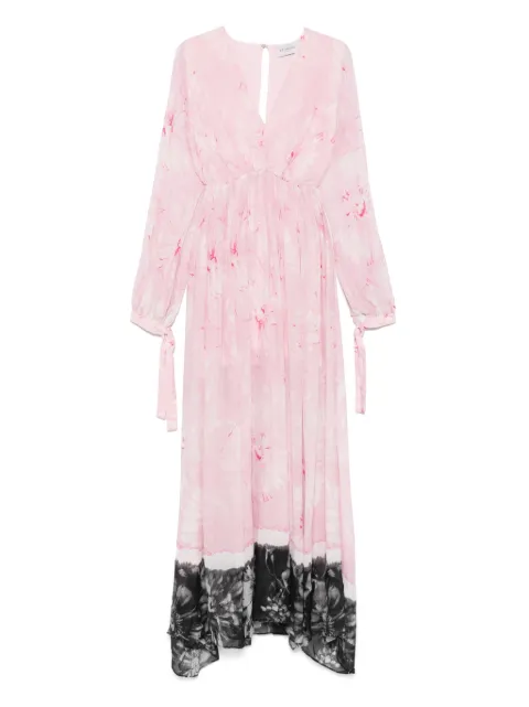 ERMANNO FIRENZE  vestido largo con estampado floral