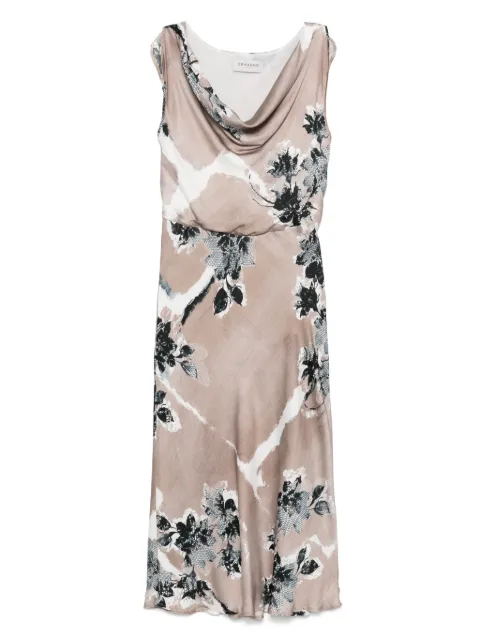 ERMANNO FIRENZE  floral-print midi dress
