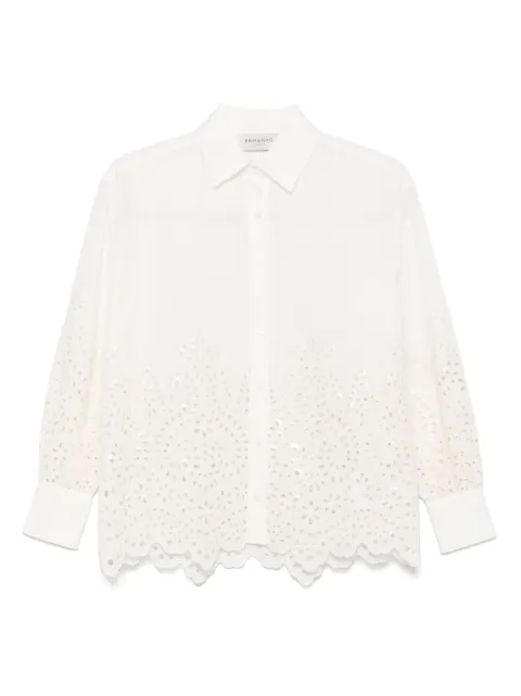 ERMANNO FIRENZE  camisa con bordado floral