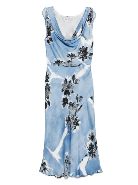 ERMANNO FIRENZE  floral-print midi dress