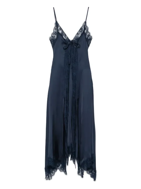 ERMANNO FIRENZE  vestido midi de seda