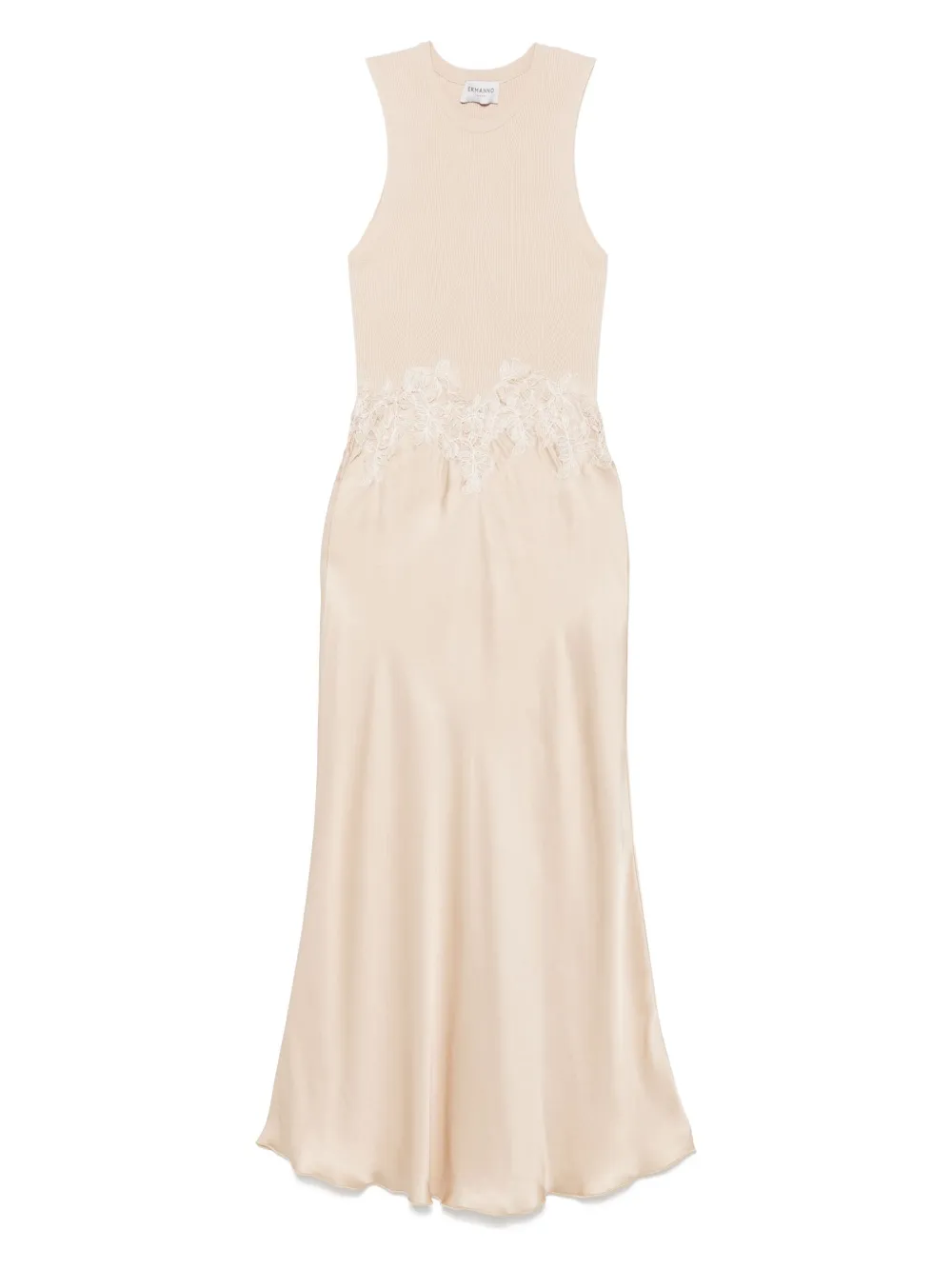panelled midi dress