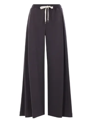 美品 BRUNELLO CUCINELLI  ワイドパンツ  ダークグレー Brunello Cucinelli ワイド ジョガーパンツ | グレー | FARFETCH JP