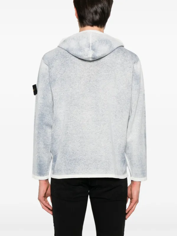 Stone Island コンパスパッチ パーカー | ブルー | FARFETCH JP