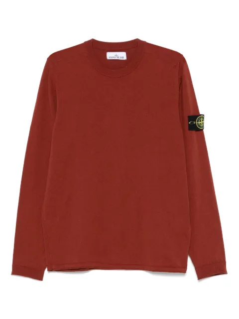 Stone Island suéter con distintivo Compass