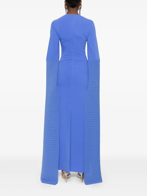 Solace London Naomi Maxi Dress | Blue | FARFETCH