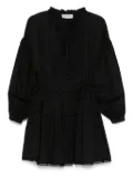 ERMANNO FIRENZE lace-detail mini dress - Black