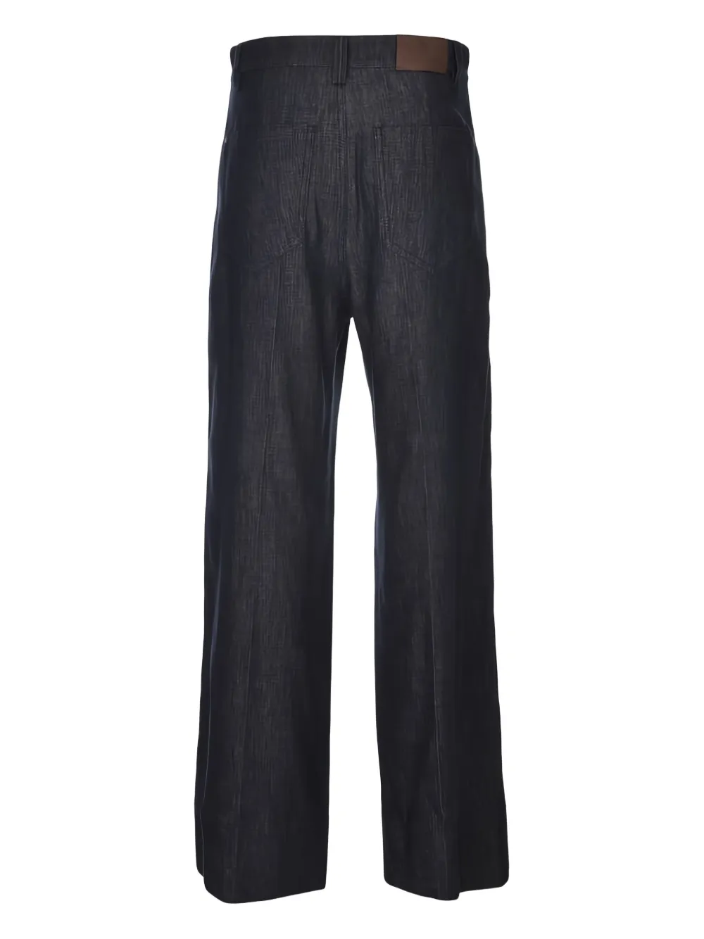 Brunello Cucinelli High-waisted Straight-leg Jeans In Blue