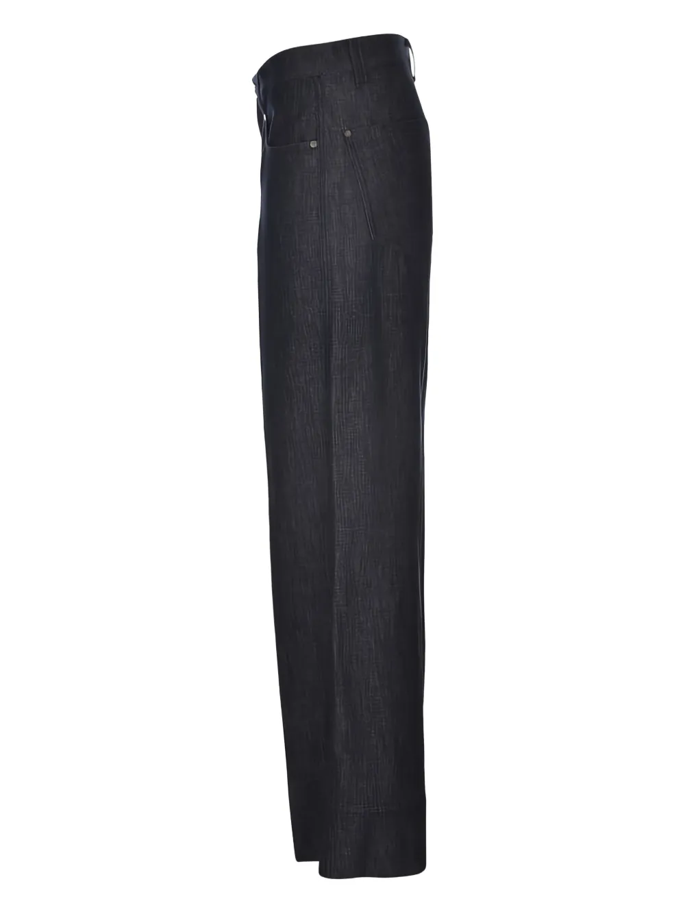 Brunello Cucinelli High-waisted Straight-leg Jeans In Blue