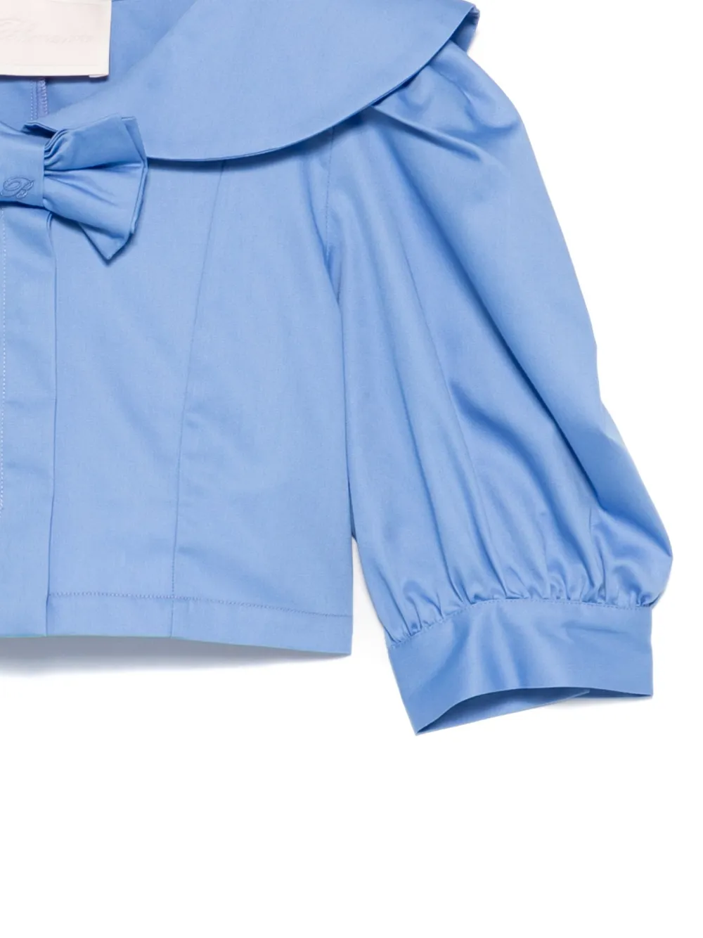 Miss Blumarine Shirt met strik Blauw