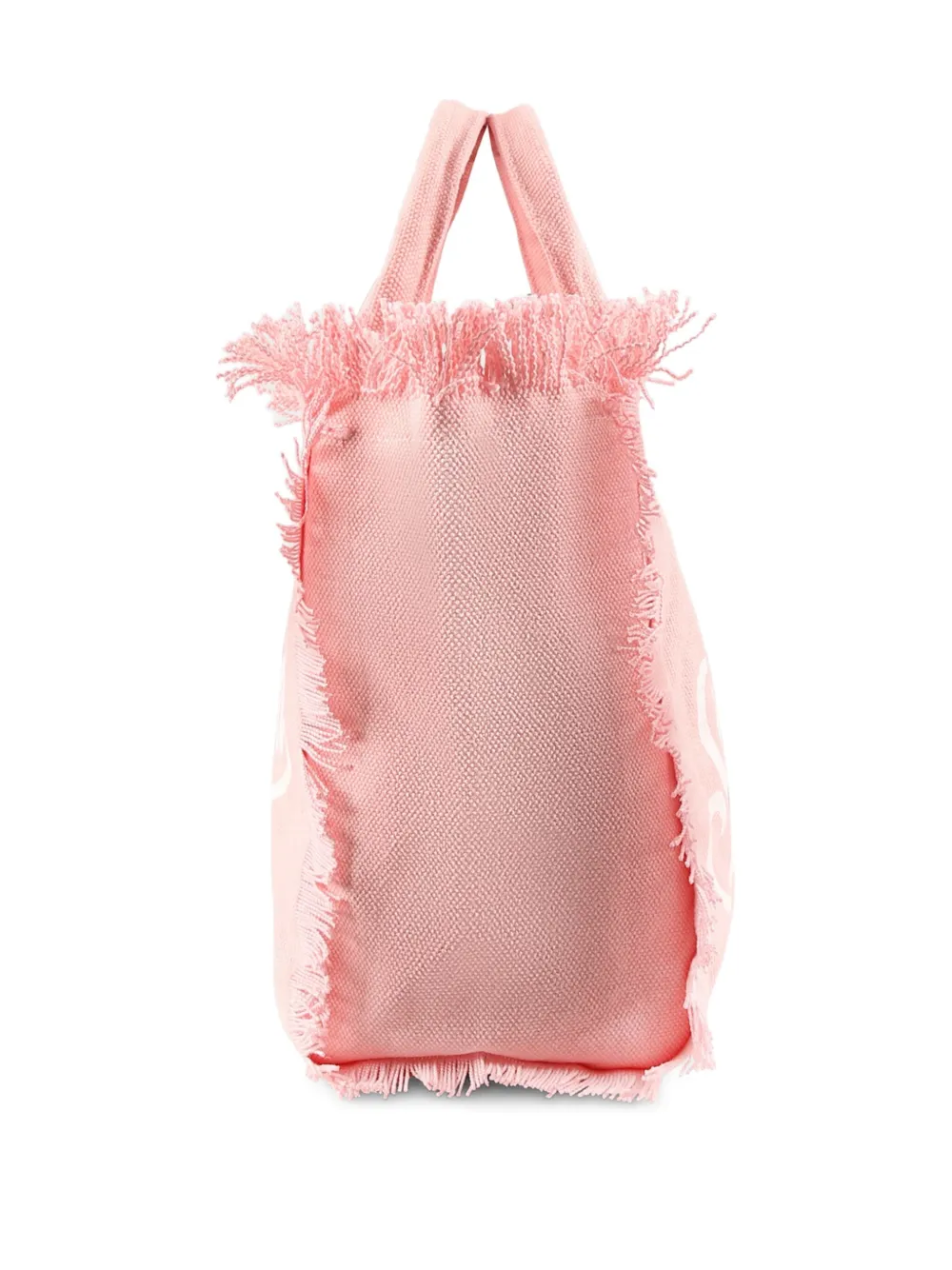 MC2 Saint Barth Kids Shopper met logoprint Roze