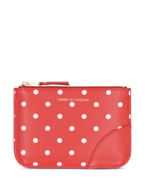 Comme Des Garçons Wallet small polka dot pouch