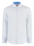 Bastoncino micro-pattern shirt - White