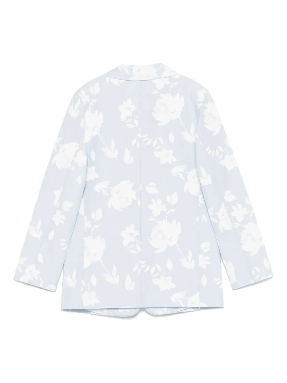 Miss Grant Kids Blazer met bloemenjacquard Blauw