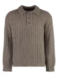 Gant knitted polo shirt - Neutrals