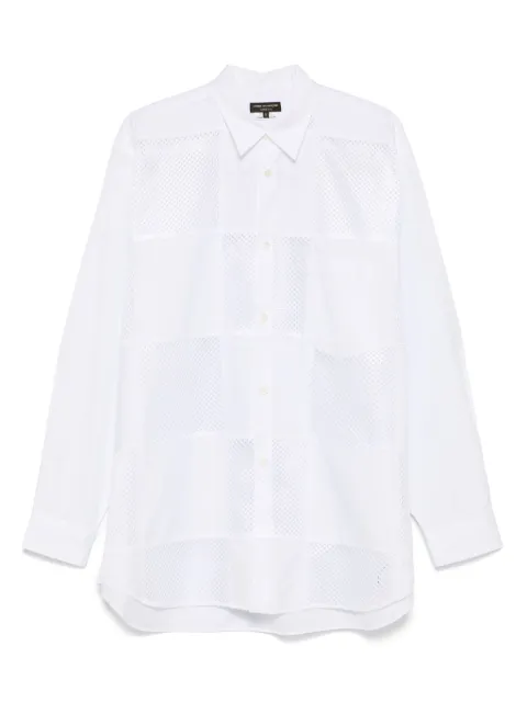 Comme des Garçons Homme Plus camisa con cuadros estampados
