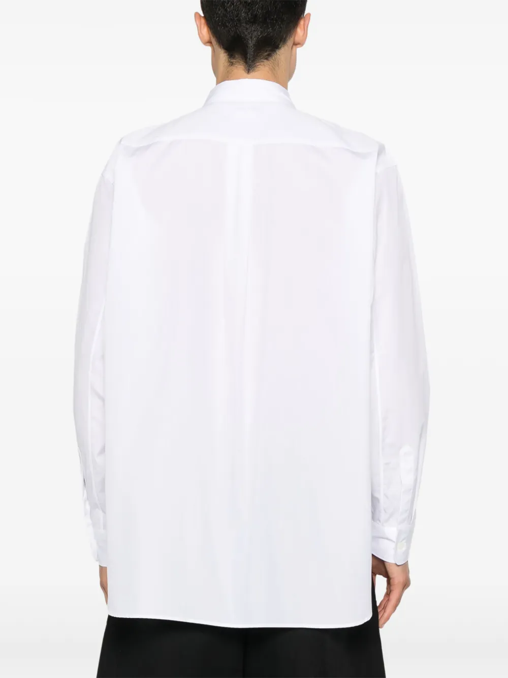Comme des Garçons Homme Plus Geruit overhemd 2 WHITE X WHITE