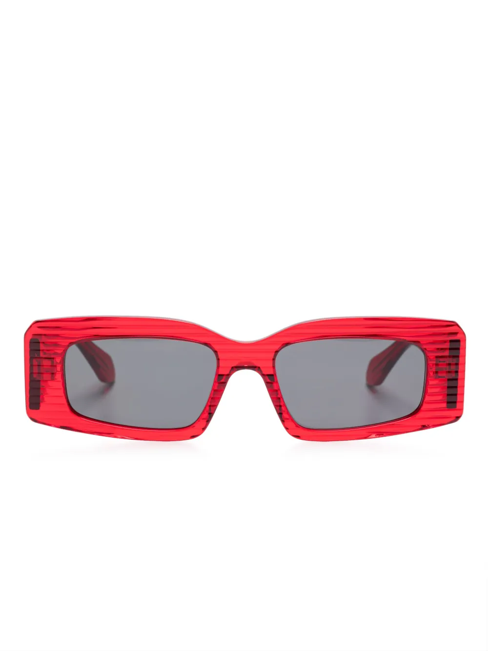 Alaïa lentes de sol con armazón rectangular | rojo | Image 1
