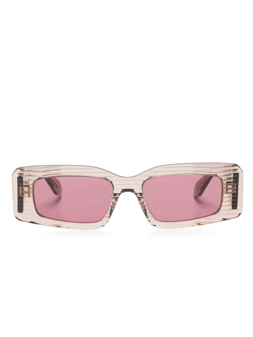 Alaïa lentes de sol con armazón rectangular | marrón | Image 1