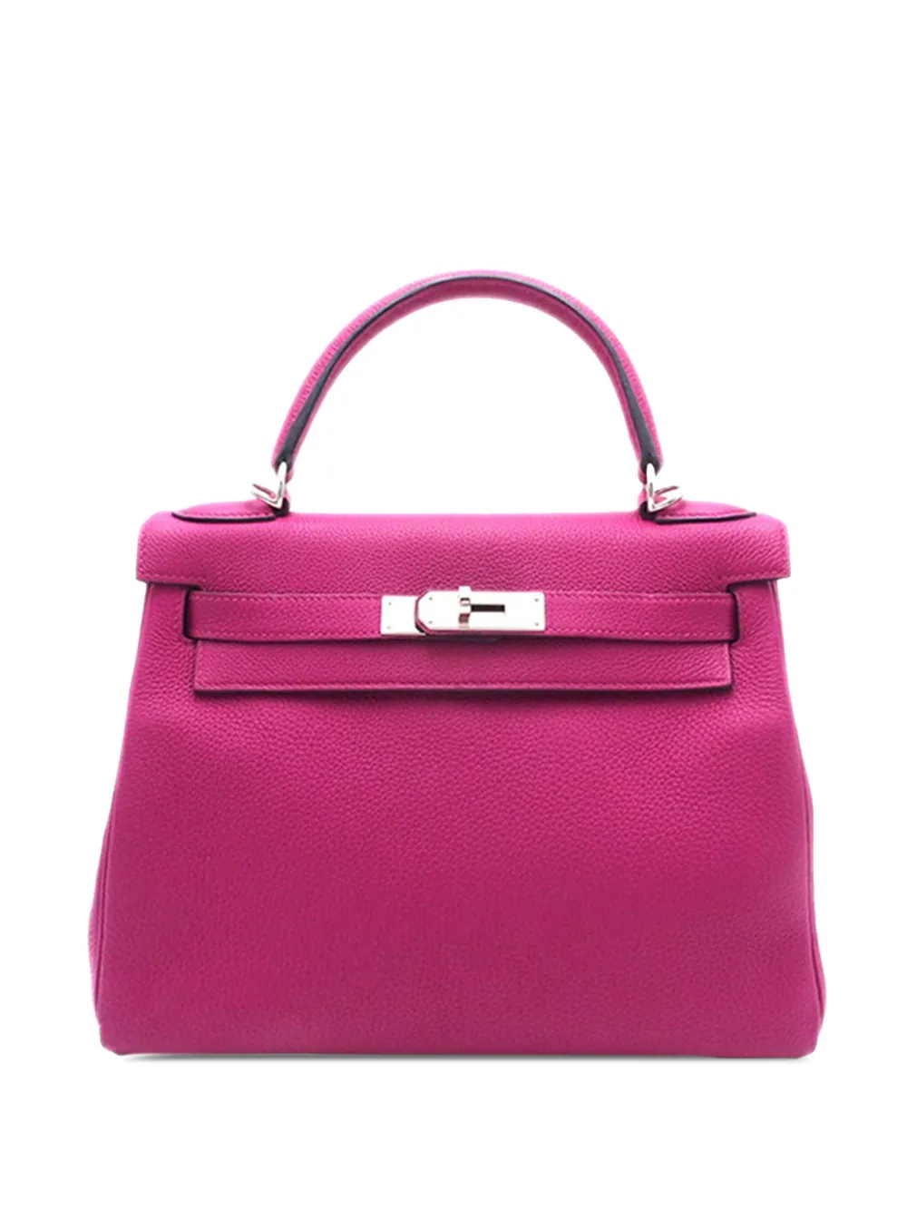 Hermès Pre-Owned 2018 トゴ ケリー II ルトゥルネ 28 サッチェルバッグ - ピンク Hermès Pre-Owned 2018 トゴ ケリー II ルトゥルネ 28 サッチェルバッグ - ピンク
