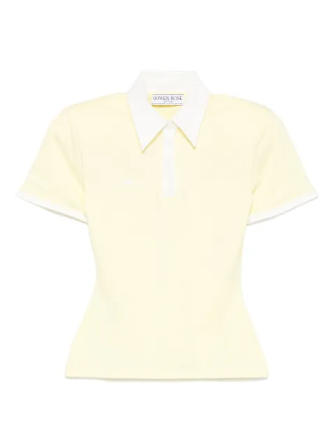 Rowen Rose playera tipo polo con logo bordado