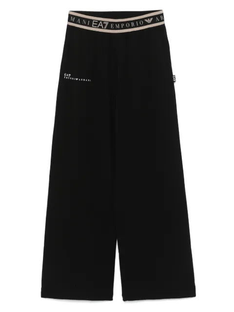 Ea7 Emporio Armani pants con logo en la pretina