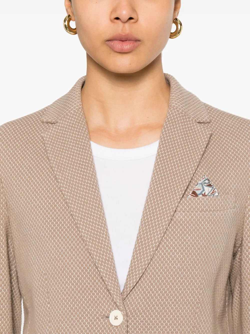 Circolo 1901 Blazer met textuur Beige