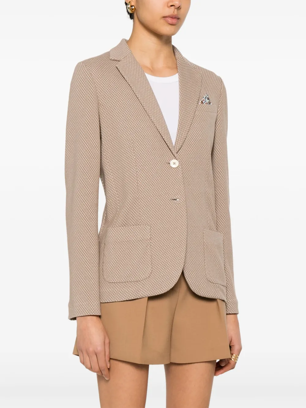 Circolo 1901 Blazer met textuur Beige