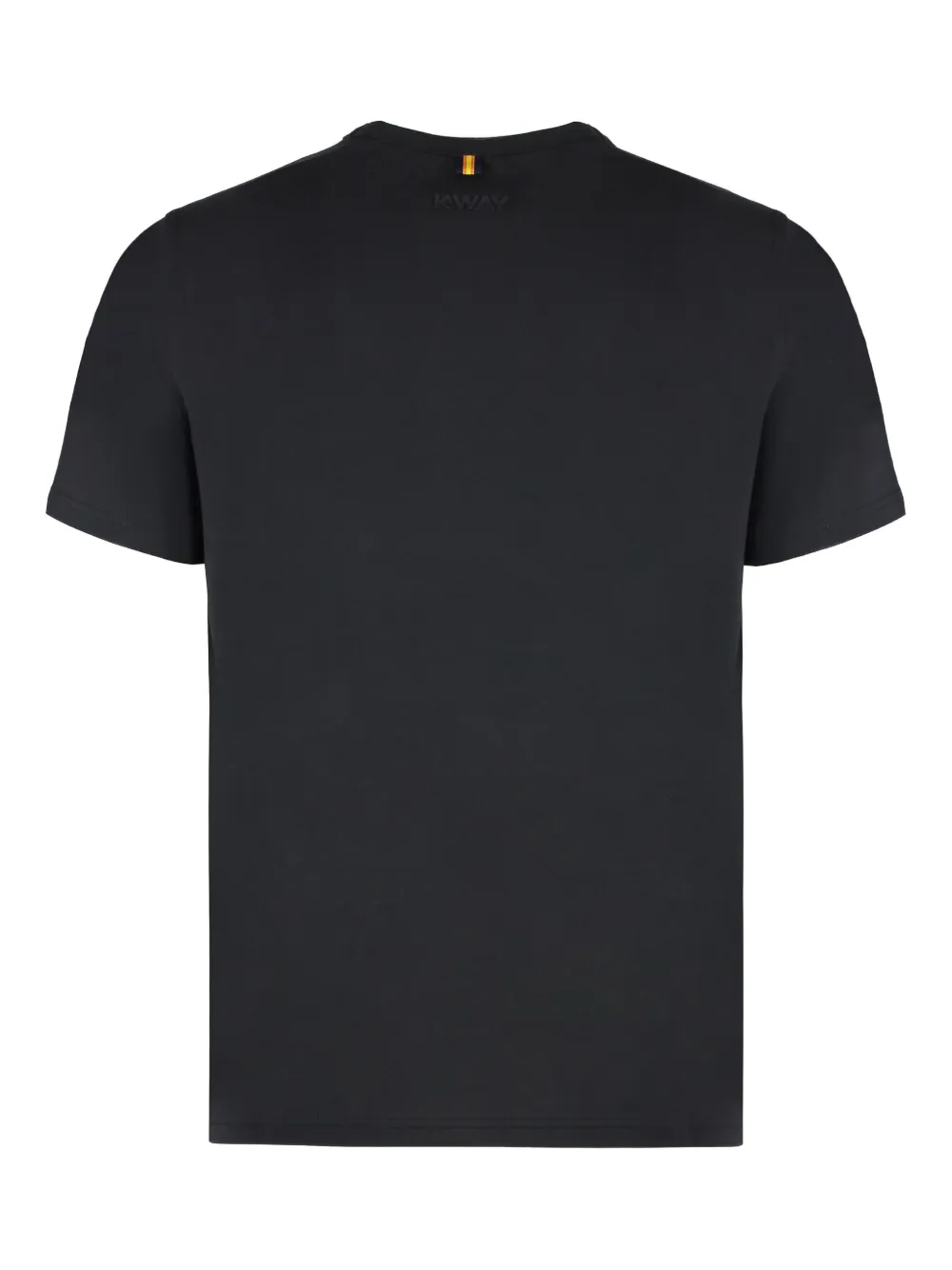 K-Way Adame katoenen T-shirt met ronde hals Zwart