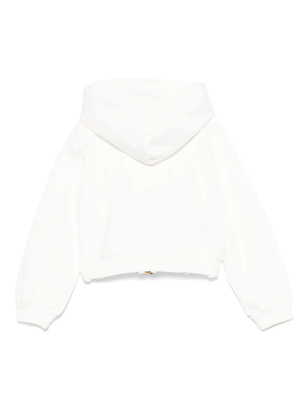 Pinko Kids Hoodie met logoprint Wit
