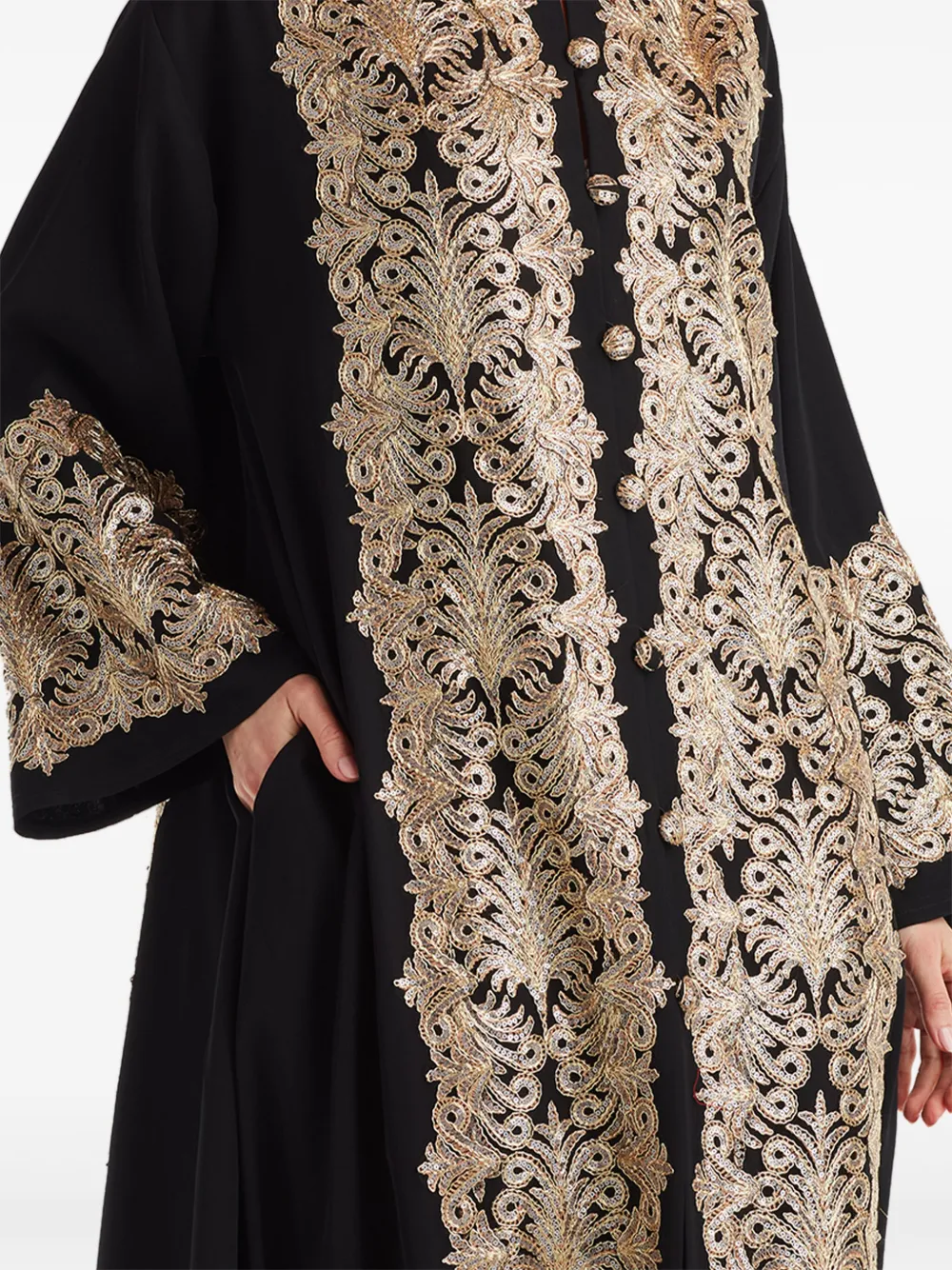 Tadashi Shoji Jurk met pailletten Zwart