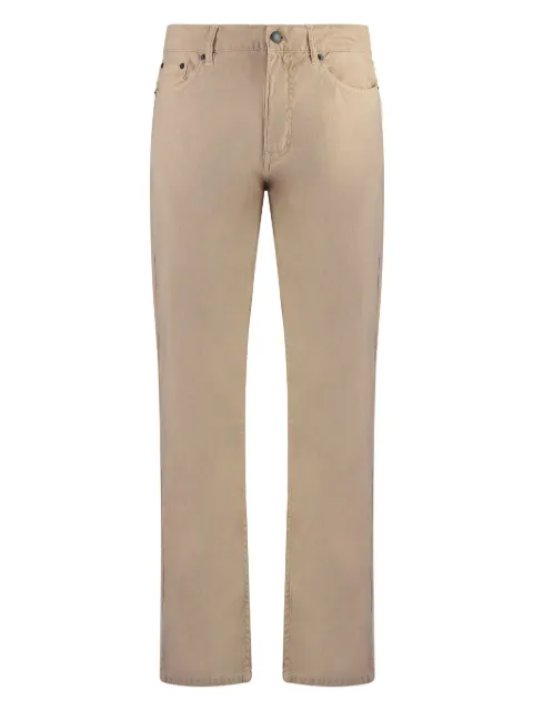 Gant logo-patch straight-leg jeans