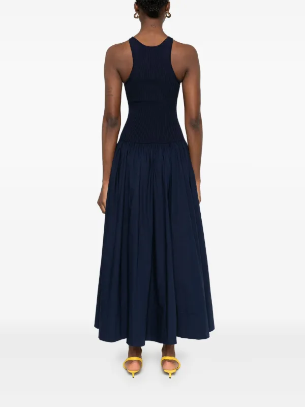 ワンピース STAUD Woman Dress Blue 907291 NVY STAUD Yamila Maxi Dress | Blue | FARFETCH
