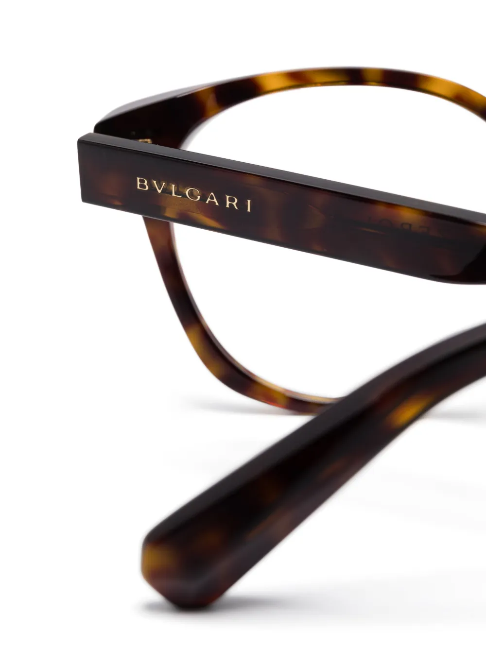  Bvlgari Round-frame Glasses - Brown 