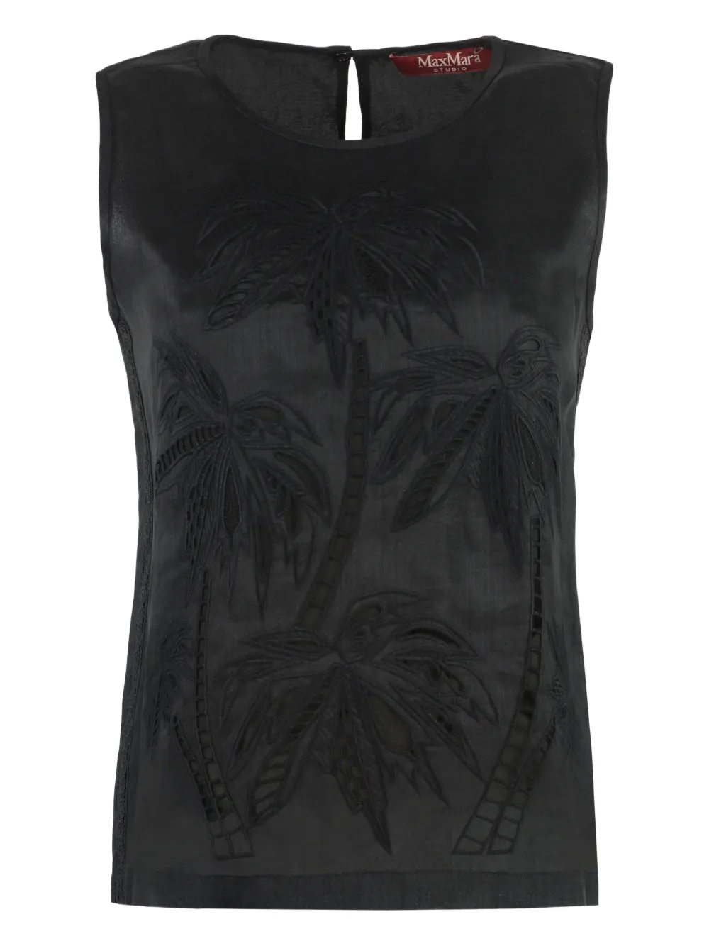 Max Mara Giostra tanktop Zwart