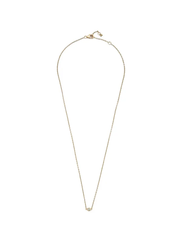 Mateo Single-diamond Chain Necklace in Gold